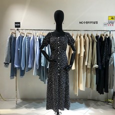 보브 멀티 도드 롱 원피스 7121237502