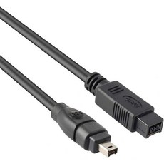 파이어와이어 카드 케이블 칩셋 Firewire CREATOR DV to 1394b 800~400 어댑터 IEEE 9 핀 남성 대 4 PC 프린터 스캐너 디지털 카메라 SLR 6, 1개