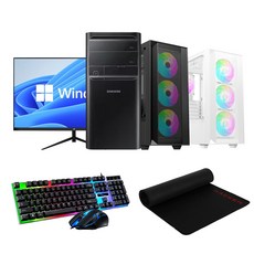 삼성 조립 사무용 게이밍 조립 컴퓨터 SSD 장착 윈11, 미들, 02.i3-7100, 본체