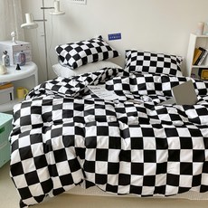 매트리스커버체크보드