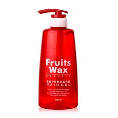 과일나라 후르츠왁스 케라틴 슈퍼하드 헤어젤 500g, 단일상품