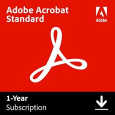 Acrobat Standard 자동 갱신을 통한 1개월 구독 PDF 소프트웨어 변환 편집 전자서명 보호 PCMac 다운로드 활성화 필요