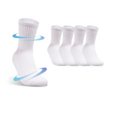 두꺼운 남자 빅사이즈 스포츠 중목 쿠션 양말 왕발 큰발 [285~310mm] 5켤레, 화이트(5켤레), 1개 화이트(5켤레), 1개