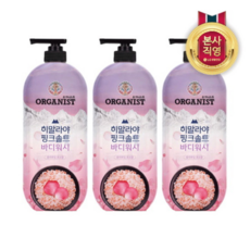 온더바디 온더바디 오가니스트 히말라야 핑크솔트 바디워시 로즈향 900ml x 3개