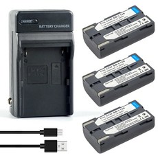 SB-L160 L110 2200mAh 충전식 배터리 삼성 SB-L110A SBL110A SB-L160 SBL160 SB-L320 SBL320 VP-L500 렌즈 포함, 1)1 Battery, 1개