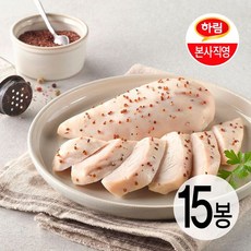 하림 하림이닭 닭가슴살 퀴노아&페퍼 115g 15팩, 15개