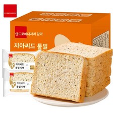 홍일치아씨 통밀빵 500g 식사대용 건강 아침식사 통토스트, 치아씨드 통밀토스트 500g(약 24장), 1개