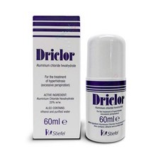 드리클로 Driclor 60ml 롤온 데오도란트 겨드랑이 다한증 액취증 억제 땀 냄새 제거, [1+1] 60ml 2개