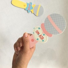 발표 웅변 어린이집 놀이방 단단한 마이크모형 유치원 장기자랑 아동센터 도서관 교회, 핑크, 1개