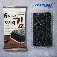 [파인튜나] 신선참치회 해농조미김 1.8g, 1개, 17. 조미김 1.8g-단독구매불가.