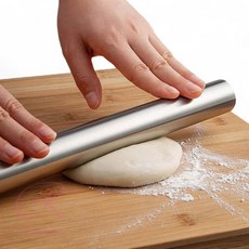로즈밀 스텐 반죽밀대 27.5CM 빵밀대 만두밀대, 1개