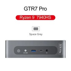 고사양미니pc 미니피씨 라이젠 Beelink GTR7 프로 게이밍 미니 PC 9 7940HS 최대 65W TDP 지지대 오버클럭 R7 7840HS 데스크탑 컴퓨터, [08] R9 7940HS-Grey, [01] 32G 1T, [03] EU, 03 R9 7940HS-Grey, 01 CHINA_01 32G 1T_01 EU