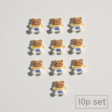 84x84 인테리어 냉장고 현관문 자석 마그네틱, 우주곰돌이10p