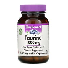 블루보넷 타우린 단일성분 유리형 Taurine1000mg 50캡슐 Ajinomoto, 50정, 1개