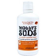 몰리스 서즈 Mollys Suds All Sport Laundry Wash 스포츠 의류 전용 액체 세탁세제 946ml, 1개