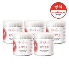 비앤비 NEW유아용면봉 원형 200P 5개 R718, FREE/FREE