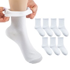 더베이직 여성용 밴드조임 없는 발편한 무압박 중목양말