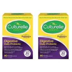 Culturelle [2개 SET] 컬처렐 유산균 성인용 80정 배지캡슐 Digestive Health Probiotic 80 VC, 1개, 80캡슐