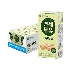 연세두유 순수두유, 190ml, 24개