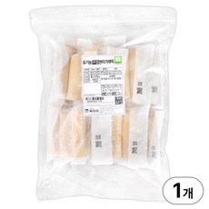 싸리재 유기농 [ 무염 현미가래떡 1kg ] 아침식사 현미떡 다이어트가래떡, 1개