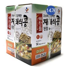 CJ 해찬들 구수하고 담백한 재래식콩된장, 14kg, 14개