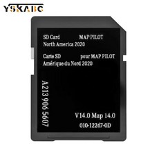 메르세데스 AMG C 클래스 CLA 차량용 2020 북미지도 GPS 가민 내비게이션 SD 메모리 카드 A2139065607 V14 풀 버전, 1개, 20) C-class C350e 2017
