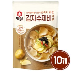 백설 감자수제비가루, 500g, 10개