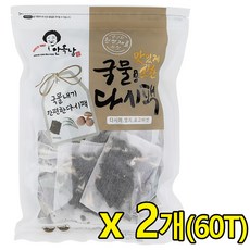 안옥남 국물용 다시팩 17G x 30T, 60팩