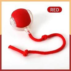 고양이 인터랙티브 볼 자동 꼬리 달린 충전식 스마트 애완 동물 고양이용 마우스, 1개