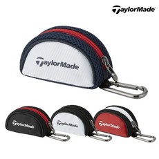 테일러메이드 2023 트루라이트 볼케이스 볼파우치 TJ109, 화이트+블랙, 1개