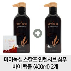 마이녹셀 스칼프 인텐시브 탈모샴푸 400mlX2개+2매, 2개, 400ml