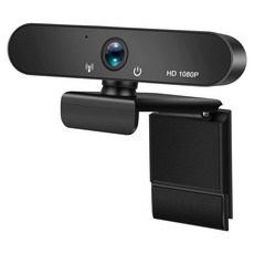 새로운 USb 카메라 1080p 고화질 네트워크 카메라 웹캠 라이브 웹캠, 검정