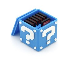 모모켓 닌텐도 스위치용 게임팩 SD카드 보관 큐브 블루, 5개