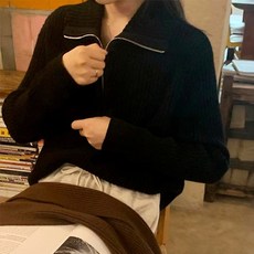 폴로반집업니트 TOP01