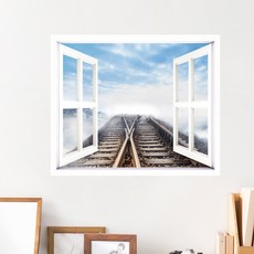 창문형풍경스티커