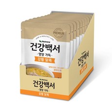 건강백서 영양가득 강황 닭죽 80g x 10팩, 단품 - 백세개로