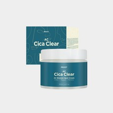 PROOT 에이씨 시카 클리어 여드름 스팟 크림 좁쌀 연고 가슴 등 고농축 흔적 개선 100ml, 1개, 100g