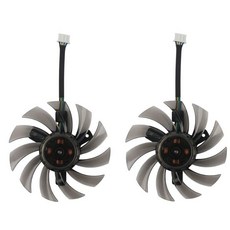inRobert 75mm GA81S2U DC 12V 0.38A 4핀 냉각기 팬 비디오 카드 Zotac GTX 970 듀얼 그래픽 카드용 교체 DIY, DIY Fan