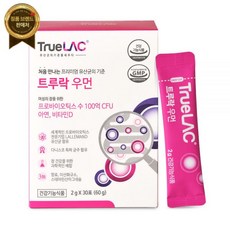 트루락 우먼 여성 임산부 유산균 1박스 프로바이오틱스 [원산지:국산]네이버 도착보장, 60g, 1개