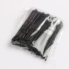 50pcs 머리 흔들며 U 자형 바비 핀 자용 살롱 그립 클립 머리핀 롤빵 선물을위한 검은 금속 헤어 액세서리, 02 50pcs black 5cm