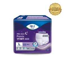 테나 언더웨어 나이트 맥시 대형 10매 야간용 숙면 요실금 팬티 성인용기저귀, 1개, 10매입