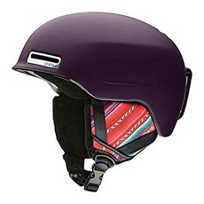 Smith Optics Allure Adult Ski Snowmobile Helmet - Matte Black Cherry Cuzco/Large Smith Optics Allure, 1