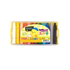 동아 노랑병아리 크레용, 12색, 1세트 1개