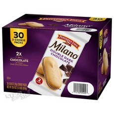 페퍼리지 팜 밀라노 더블 다크 초콜릿 2쿠키X30개 MILANO COOKIES, 30개