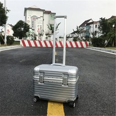 카메라 캐리어 사진장비 16인치 하드케이스 가방 알루미늄 프레임 트롤리 케이스, 20인치, B. 실버, 1개
