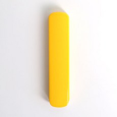 아그노 이유식스푼 어린이 수저케이스, 옐로우, 1개