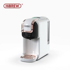 커피메이커 HiBREW 멀티 캡슐 커피 머신 핫콜드 DG 카푸치노 Nes 소형 ESE 포드 그라운드 카페테리아 5 인 1 20Bar H2B, 4) H2B WH - 미국