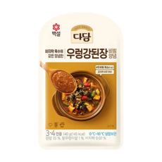 CJ 다담 우렁강된장비빔양념, 140g, 12개