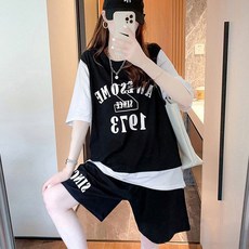 여름 반팔 상하의 세트 어썸반SET