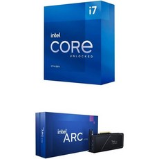 인텔 ® Core™ i711700K 데스크탑 프로세서 8코어 최대 5.0GHz 잠금 해제 LGA1200 Intel 500 Series Select 400 칩셋 125W, i7-11700K + Arc A750 Limited E - i711700k